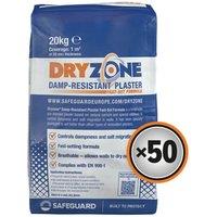 Dryzone Fast Set Renovation Plaster - 50 Bags - 20kg