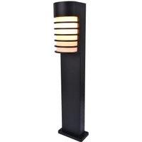 Lutec IP54 Fulton E27 Bollard Light - Black