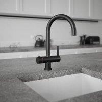 Carysil Twist 4-in-1 Hot Water Kitchen Tap - Matt Black