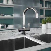 Carysil LED Touch Swan Neck 4-in-1 Hot Water Kitchen Tap - Chrome