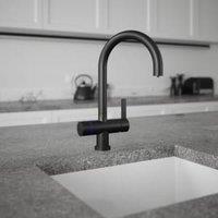 Carysil LED Touch 4-in-1 Hot Water Kitchen Tap - Matt Black