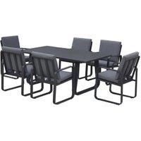 Norfolk Leisure Babingley 6 Seat Dining Set - 180cm