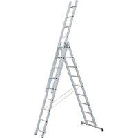 Zarges Light Trade 3 x 11 Tread Aluminium Combination Ladder
