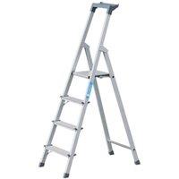 Zarges Scana S Aluminium 4 Tread Platform Step Ladder