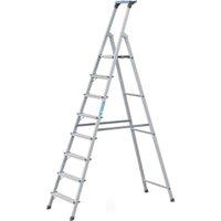Zarges Scana S Aluminium 8 Tread Platform Step Ladder