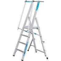 Zarges Safemaster S Aluminium 4 Tread Platform Step Ladder