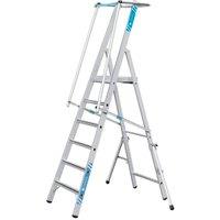 Zarges Safemaster S Aluminium 6 Tread Platform Step Ladder