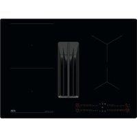 AEG TCH74B01CB 68cm Induction Hob with Extractor - Black