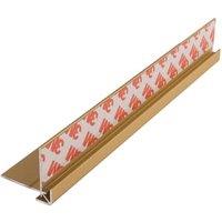 Alusplash External Corner profile Brass (750mm)