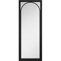 LPD Internal Melrose Clear Glazed Pre-Finished Black Solid Core Door - 762 x 1981mm