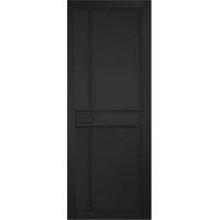 LPD Internal Greenwich Pre-Finished Black Solid Core Door - 838 x 1981mm