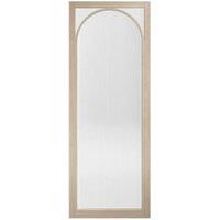 LPD Internal Melrose Reeded Glazed Pre-Finished Blonde Oak Solid Core Door - 686 x 1981mm