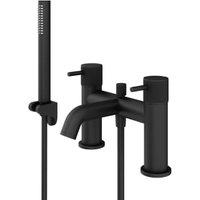 Melbury Pro Deck Mounted Bath Shower Mixer - Matt Black
