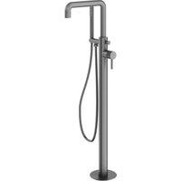 Melbury Pro Floor Standing Bath Shower Mixer - Matt Anthracite