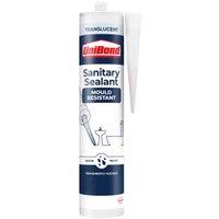 UniBond Sanitary Anti-Mould Translucent Sealant - 274g