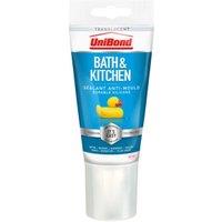 UniBond Easy Sealing Kitchen & Bathroom Translucent Sealant - 147g