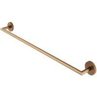 Melbury Pro Single Towel Rail - Brushed Bronze