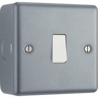 BG Metal Clad 20A 16AX 2 Way Single Light Switch