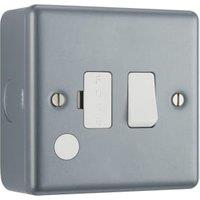 BG Metal Clad 13A Single Switched Fused Connection Unit with Optional Flex Outlet