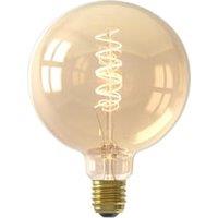 Calex Standard Filament Globe E27 3.8W Dimmable Light Bulb - Gold
