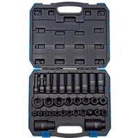 Draper 3/8" & 1/2" Square Drive Impact Socket Set - 32 Piece