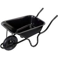 Draper Metal Tray Contractors Wheelbarrow - 85L