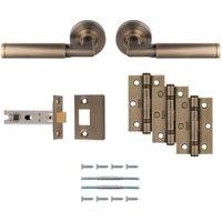 Belas Antique Brass Ultimate Door Latch Kit