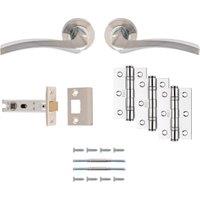 Sines Polished Chrome Ultimate Door Latch Kit