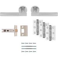 Lagos Polished Chrome Ultimate Door Latch Kit