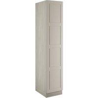 Bramham Taupe Grey Single Wardrobe with Single Rail - 450 x 2260 x 608mm