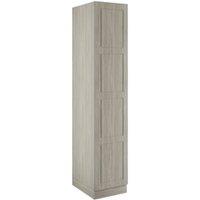 Bramham Urban Oak Single Wardrobe with Double Rail - 450 x 2260 x 608mm