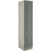 Harrogate Sage Green Single Wardrobe with Double Rail - 450 x 2260 x 608mm