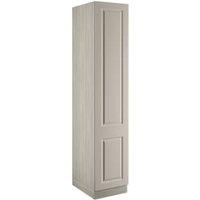 Harrogate Taupe Grey Single Wardrobe with Double Rail - 450 x 2260 x 608mm