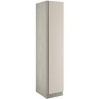 Boston Matt Cashmere Single Wardrobe with Double Rail - 450 x 2260 x 609mm