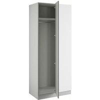 Boston Matt Light Grey Blind Corner Wardrobe - 900 x 2260 x 609mm