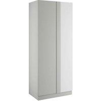 Malton Light Grey Blind Corner Wardrobe - 900 x 2260 x 608mm