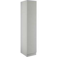 Malton Light Grey Single Wardrobe with Single Rail - 450 x 2260 x 608mm