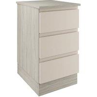 Boston Matt Cashmere Single Chest with 3 Drawers - 420 x 730 x 520mm
