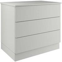 Harrogate & Bramham Light Grey Double Chest with 3 Drawers - 820 x 730 x 520mm