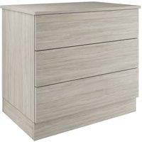 Malton Urban Oak Double Chest with 3 Drawers - 820 x 730 x 520mm