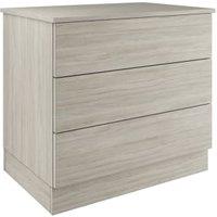 Harrogate & Bramham Urban Oak Double Chest with 3 Drawers - 820 x 730 x 520mm