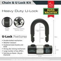 Burg-Wachter Chain with U-Lock & Anchor - 1.5m