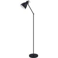 Eglo Priddy Angled Metal Floor Lamp - Black
