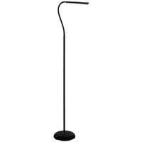 Eglo Laroa Metal 4 Step Touch Dimming Integrated LED Floor Lamp - Black