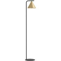 Eglo Narices Floor Lamp - Black & Gold