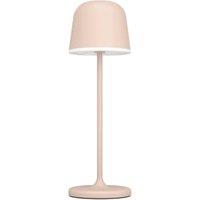 Eglo Mannera Steel Touch Dimmer Table Lamp - White & Sandy