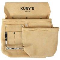 Kuny AP719 Slit Grain Leather Half Apron