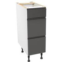 Wickes Madison Dark Grey Drawer Unit - 300mm
