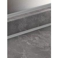 Wickes Gloss Laminate Upstand - Grey Marble 70 x 12mm x 3m