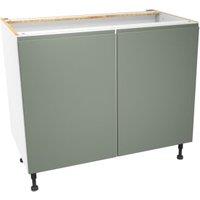 Wickes Madison Reed Green Base Unit - 1000mm